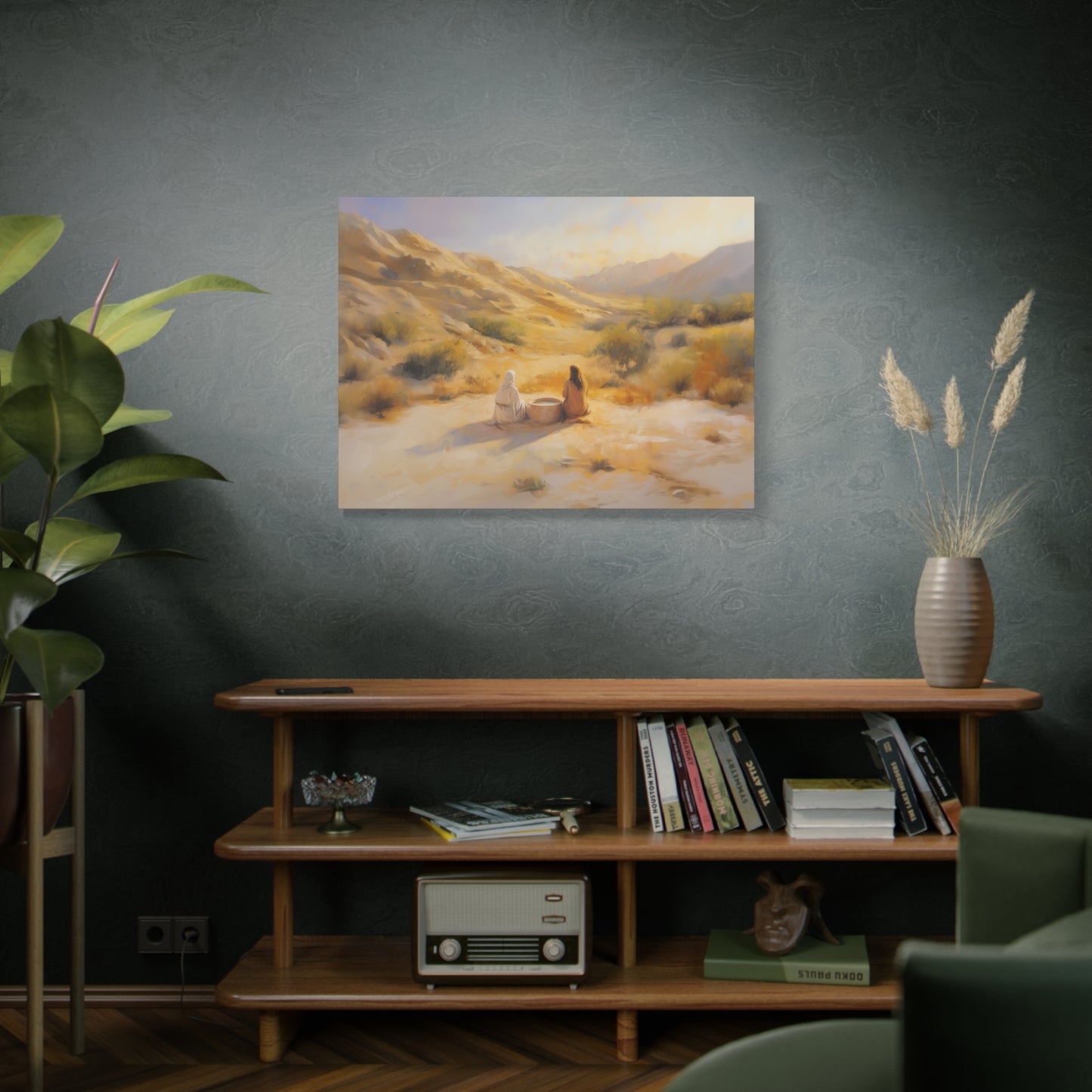 "Woman At The Well" Canvas Print