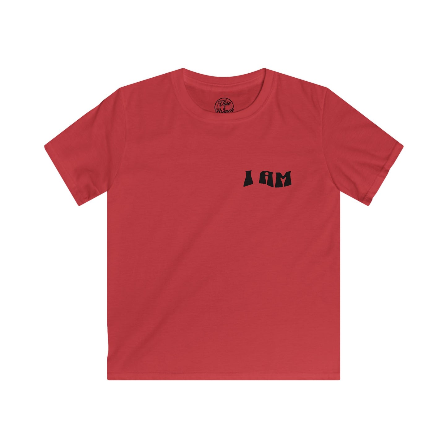 "I Am Who I Am" Kids Softstyle Tee