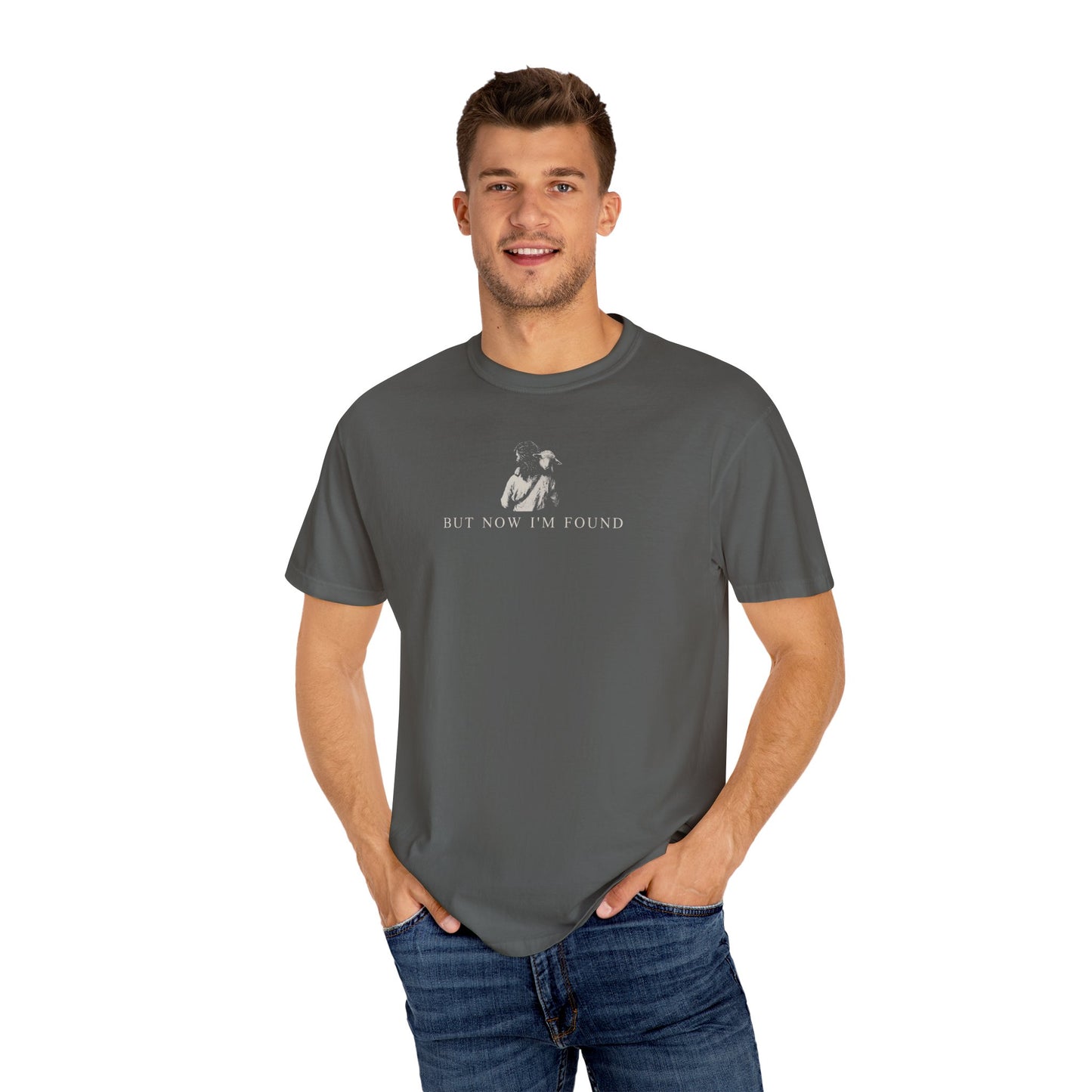 "But Now I'm Found" Adult Comfort Colors Tee