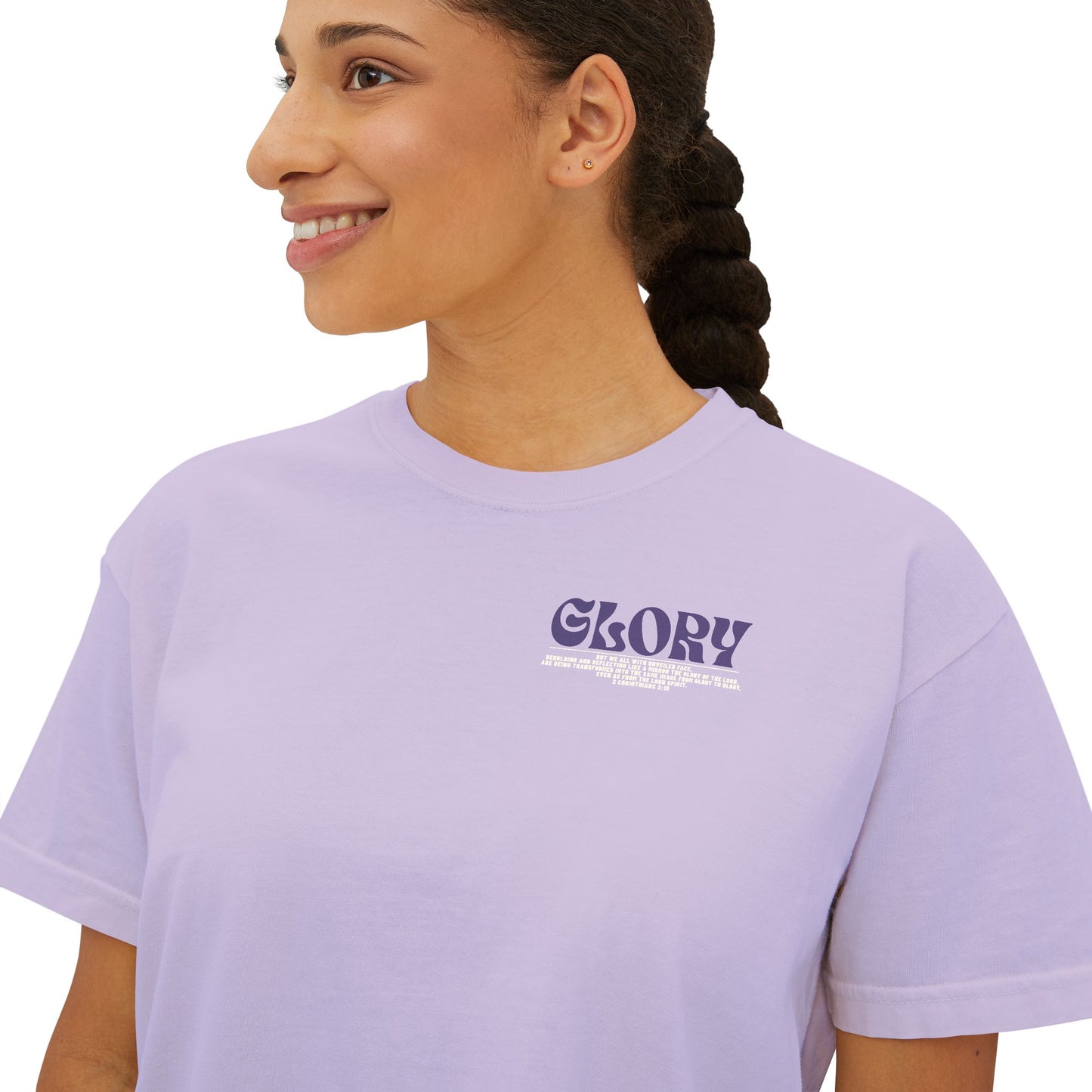 "GLORY" WOMENS PREMIUM BOXY TEE