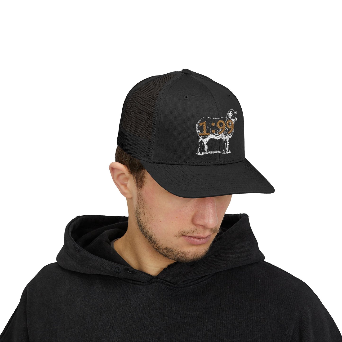 Trucker Hat - "He Leaves the 99 for the 1" Snapback