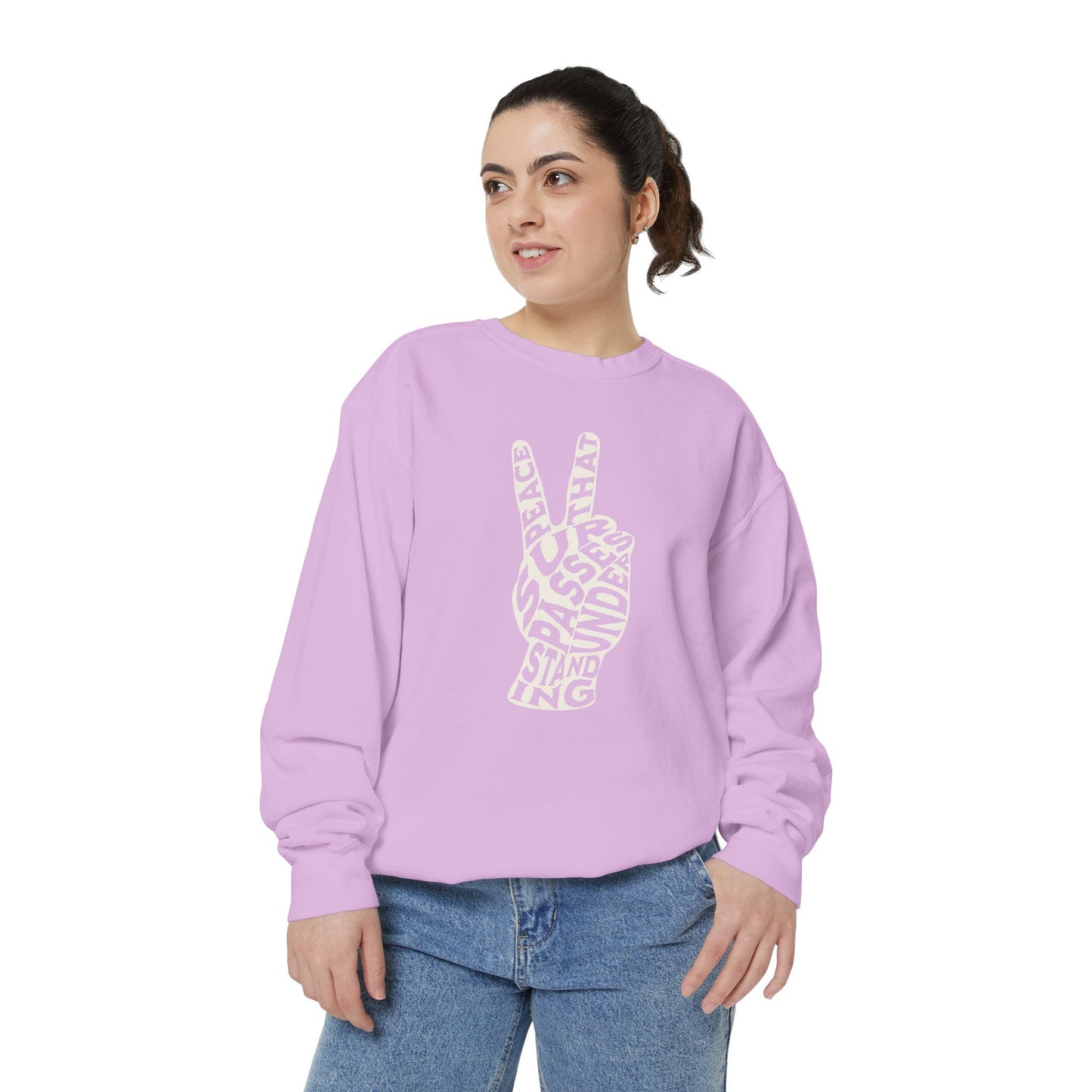 "PEACE" UNISEX PREMIUM SWEATSHIRT