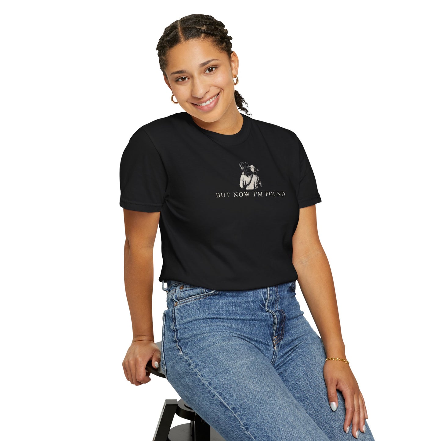 "But Now I'm Found" Adult Comfort Colors Tee