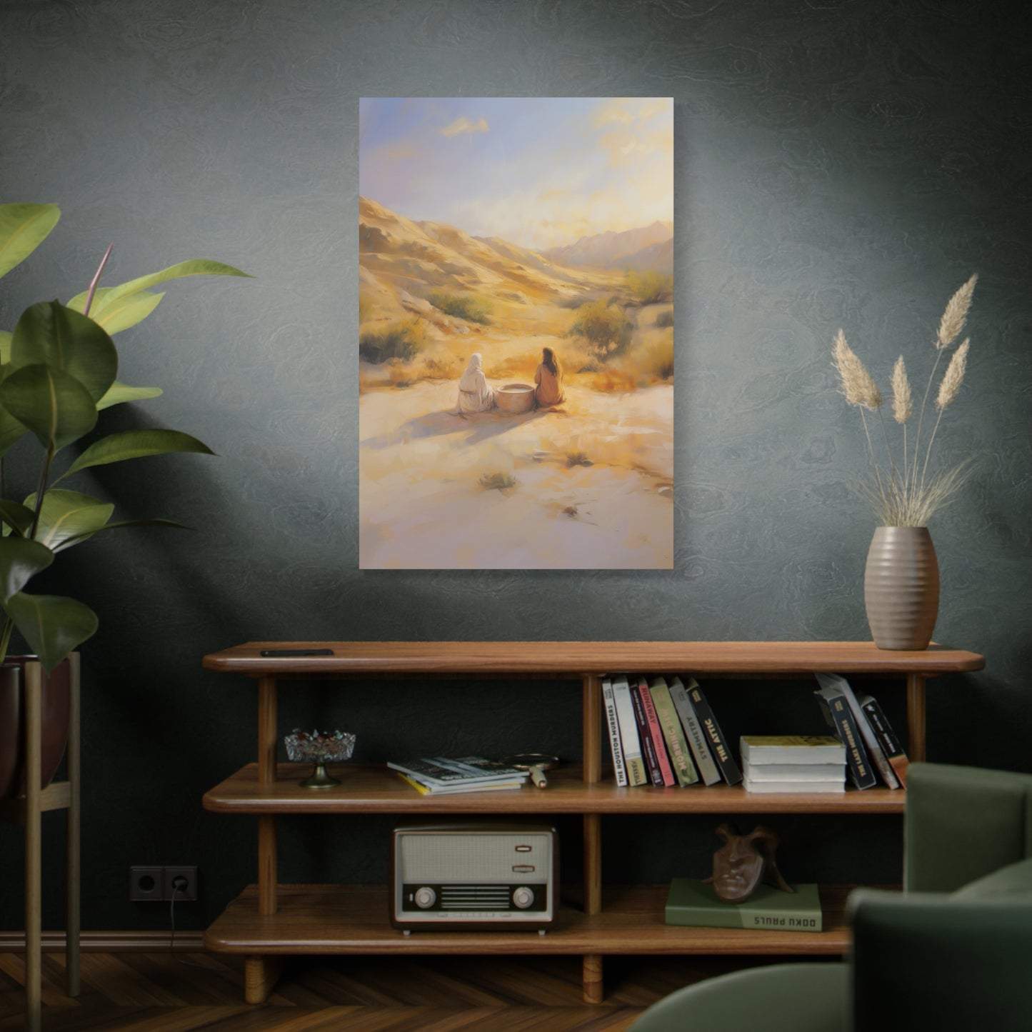 "Woman At The Well" Canvas Print