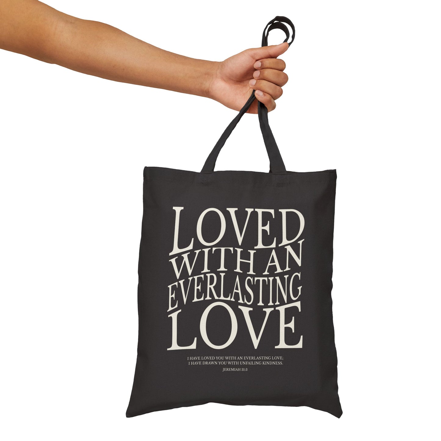 "EVERLASTING LOVE" CANVAS TOTE BAG
