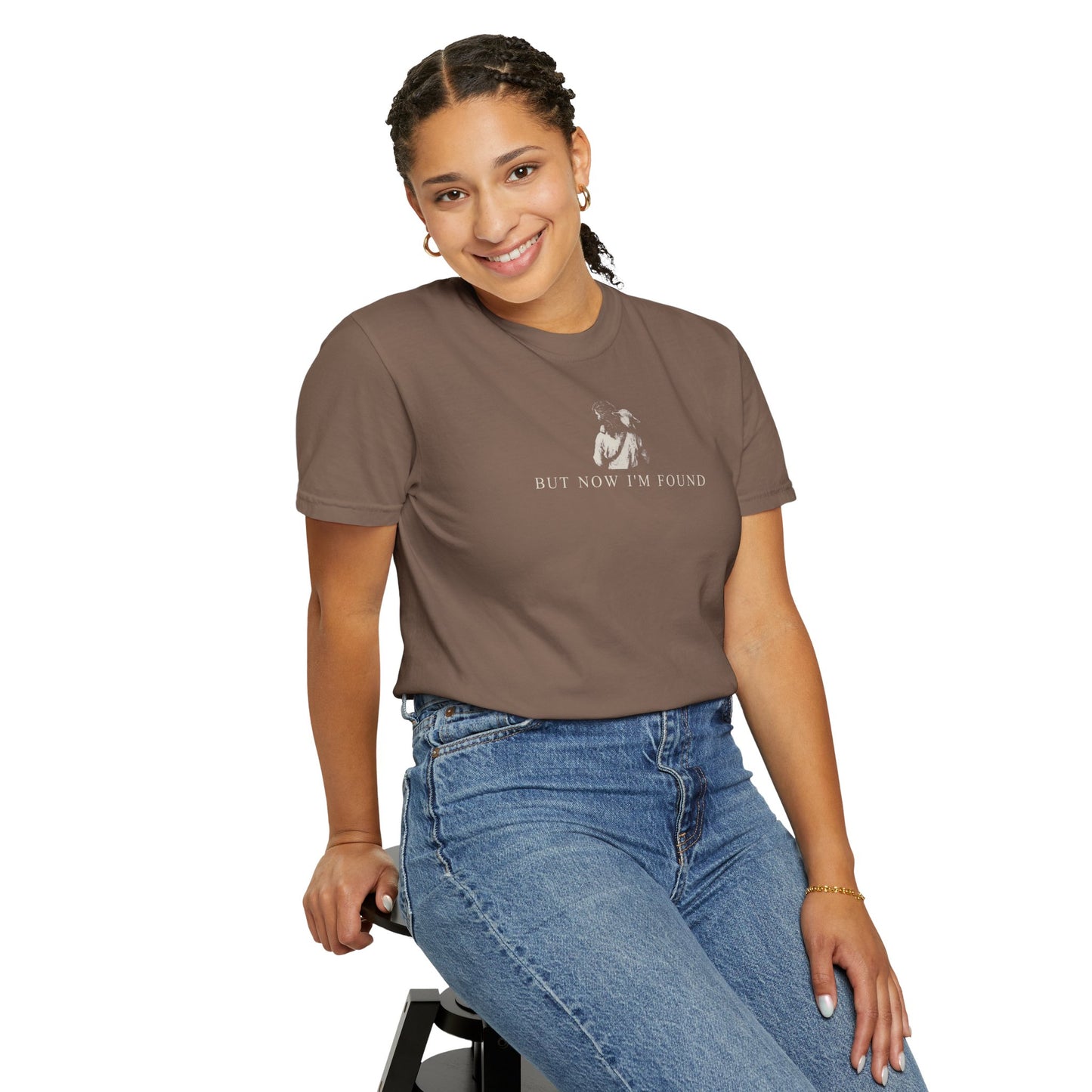 "But Now I'm Found" Adult Comfort Colors Tee