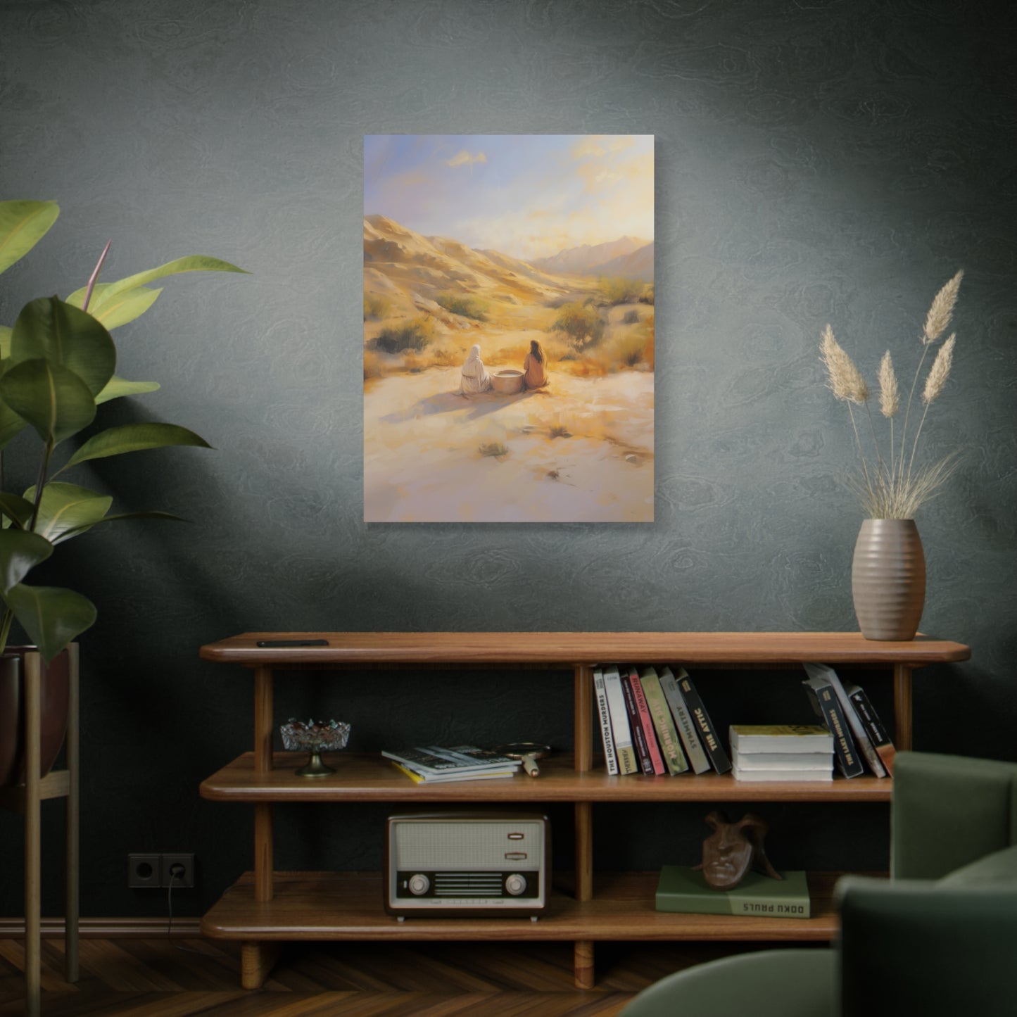 "Woman At The Well" Canvas Print