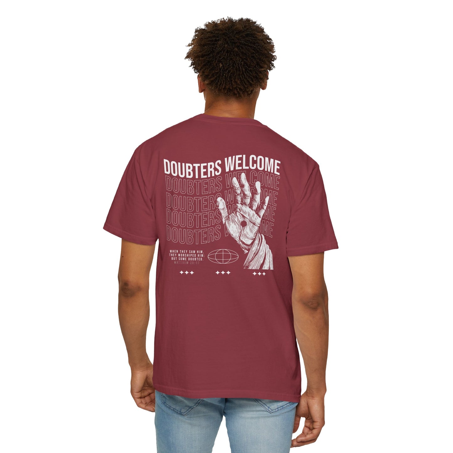 "DOUBTERS WELCOME" UNISEX PREMIUM TEE