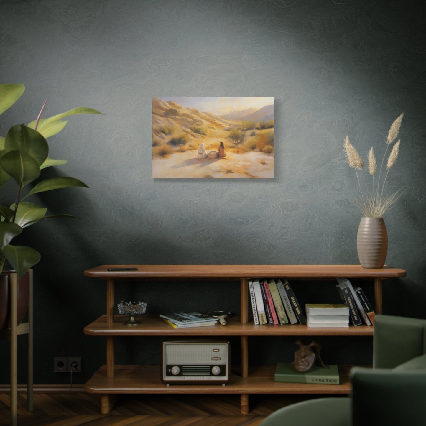 "Woman At The Well" Canvas Print