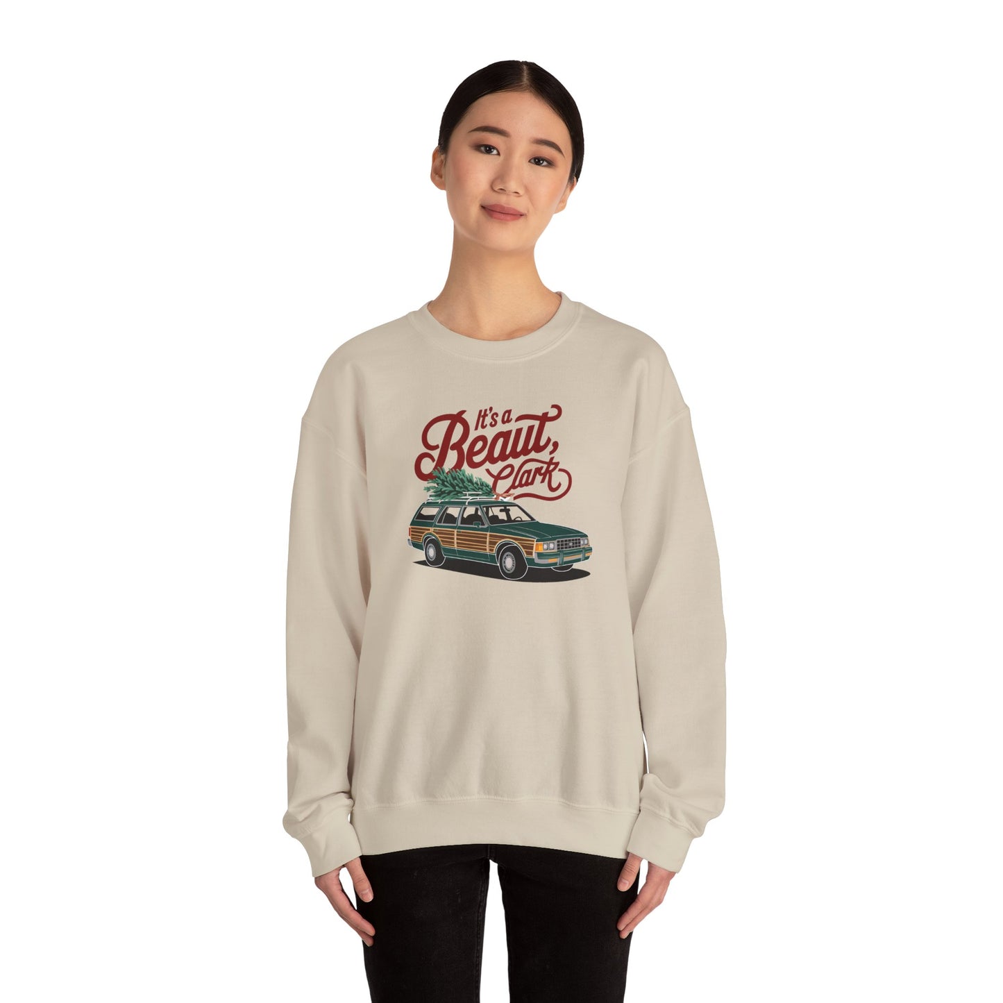 "It's A Beaut, Clark" Christmas Crewneck Sweatshirt
