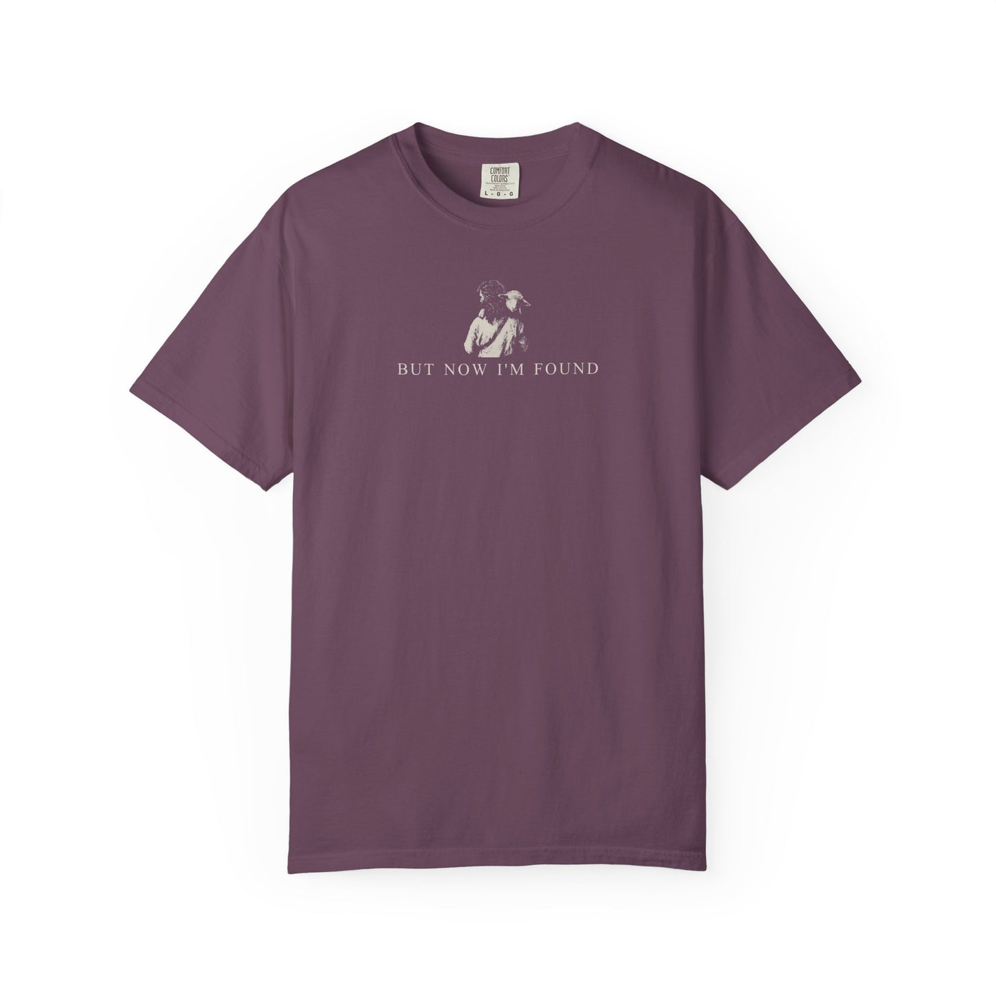 "But Now I'm Found" Adult Comfort Colors Tee