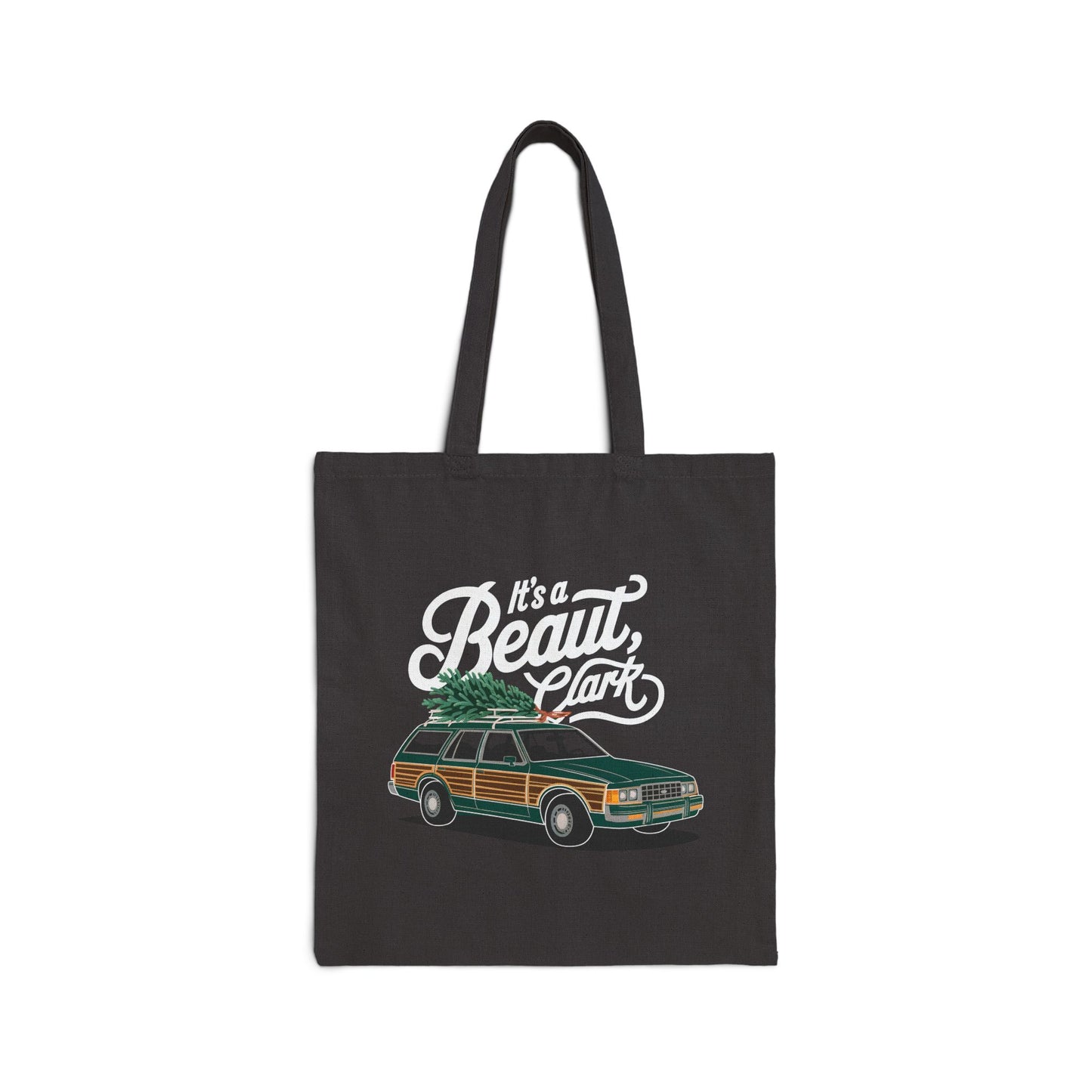 "It's A Beaut, Clark" Christmas Cotton Canvas Tote Bag