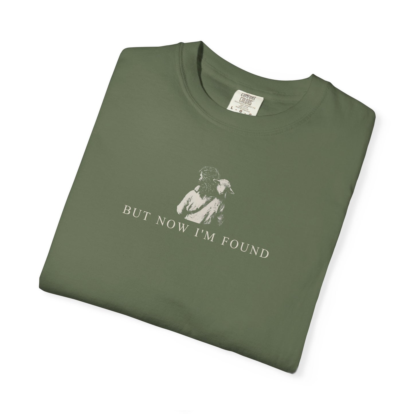 "But Now I'm Found" Adult Comfort Colors Tee
