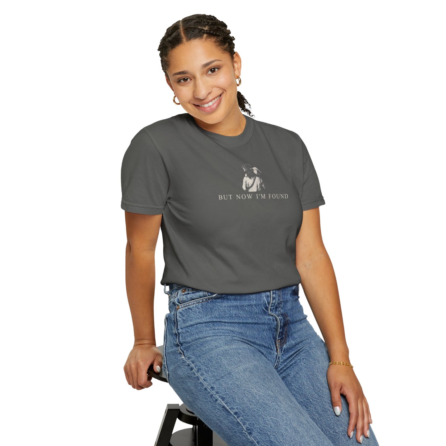"But Now I'm Found" Adult Comfort Colors Tee