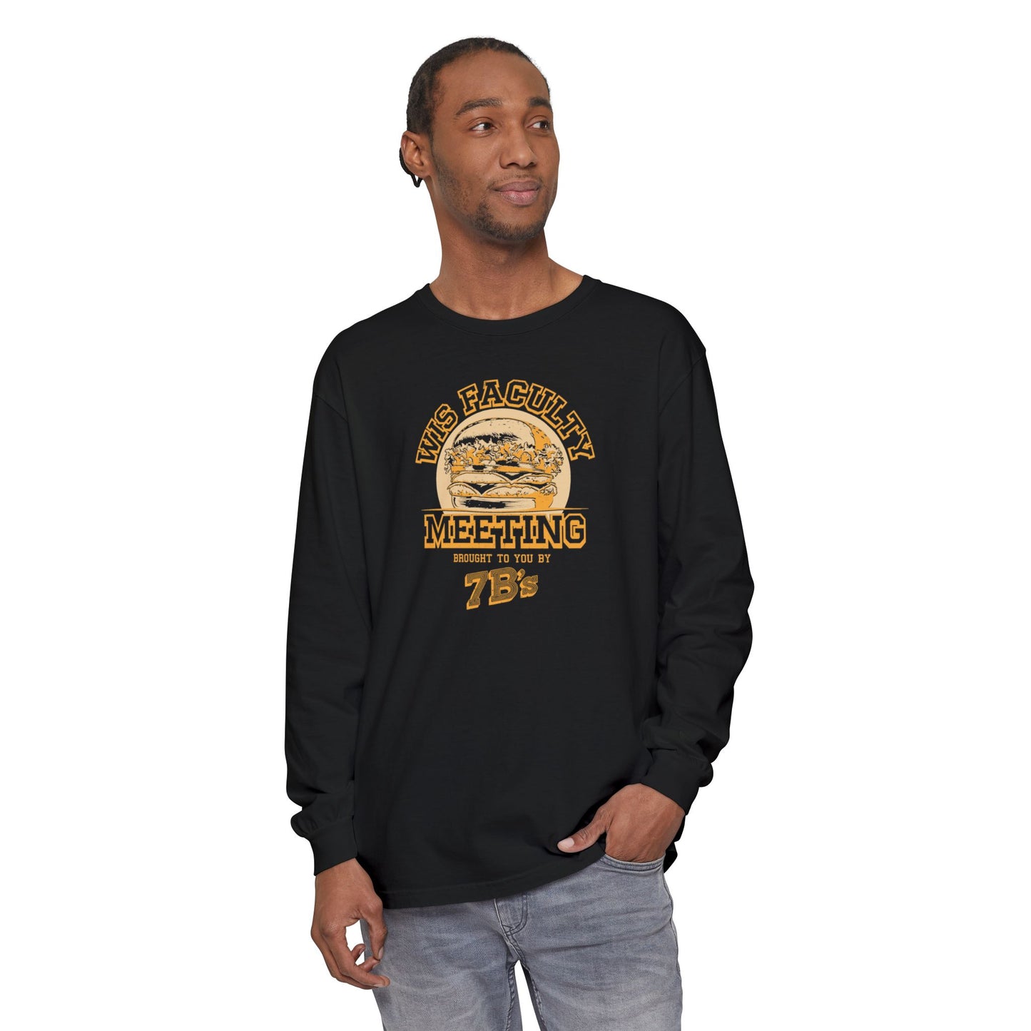 WIS "FACULTY MEETING" UNISEX PREMIUM LONG SLEEVE TEE