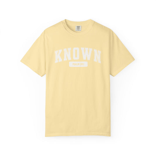 VARSITY "KNOWN" UNISEX PREMIUM TEE