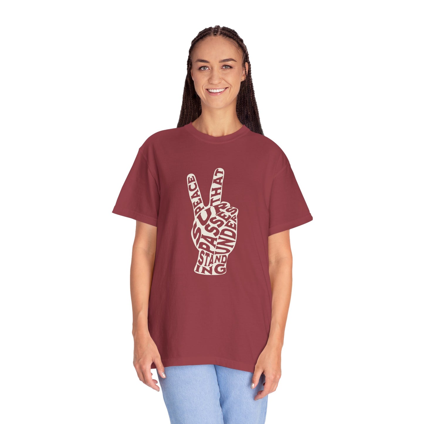 "PEACE" UNISEX PREMIUM TEE