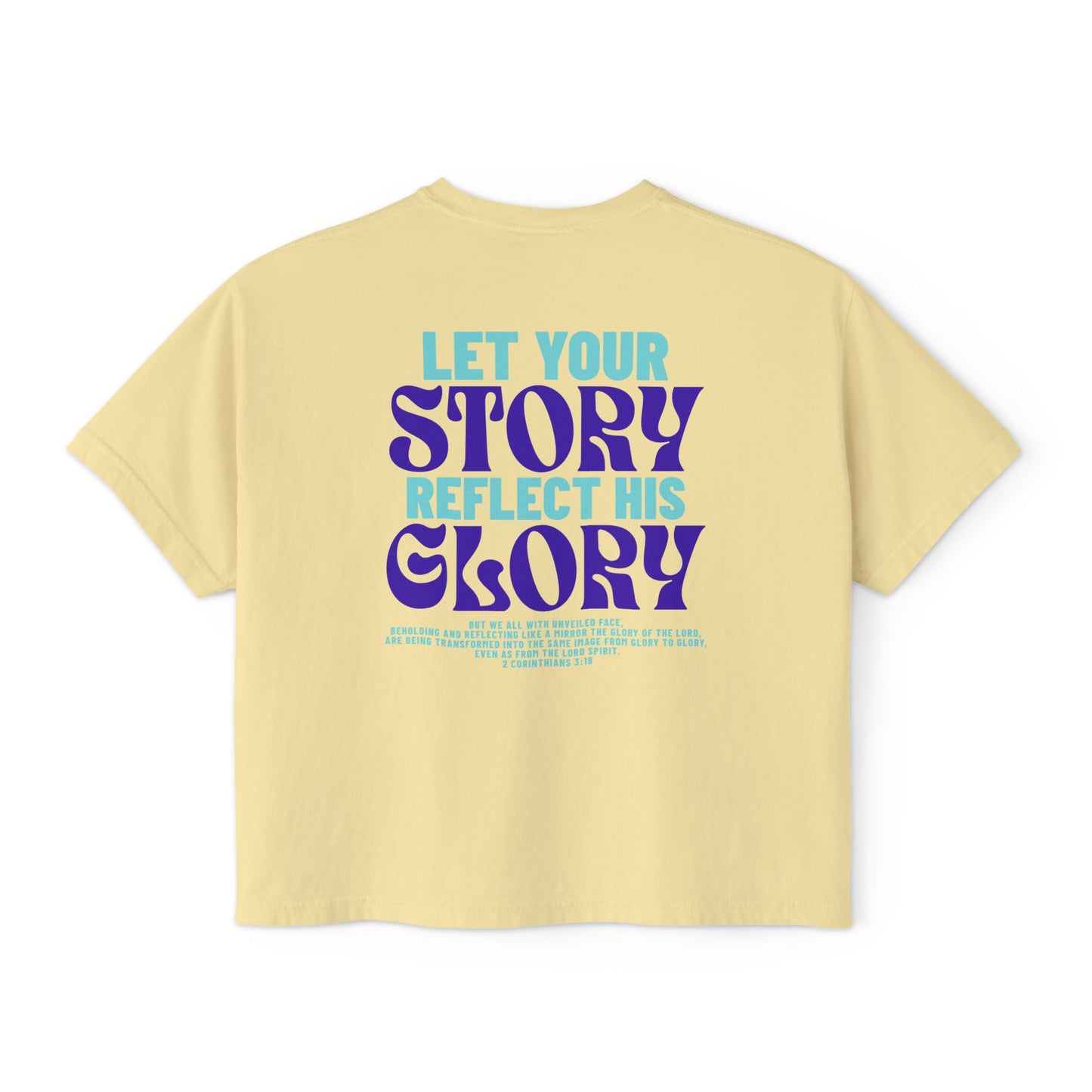 "GLORY" WOMENS PREMIUM BOXY TEE