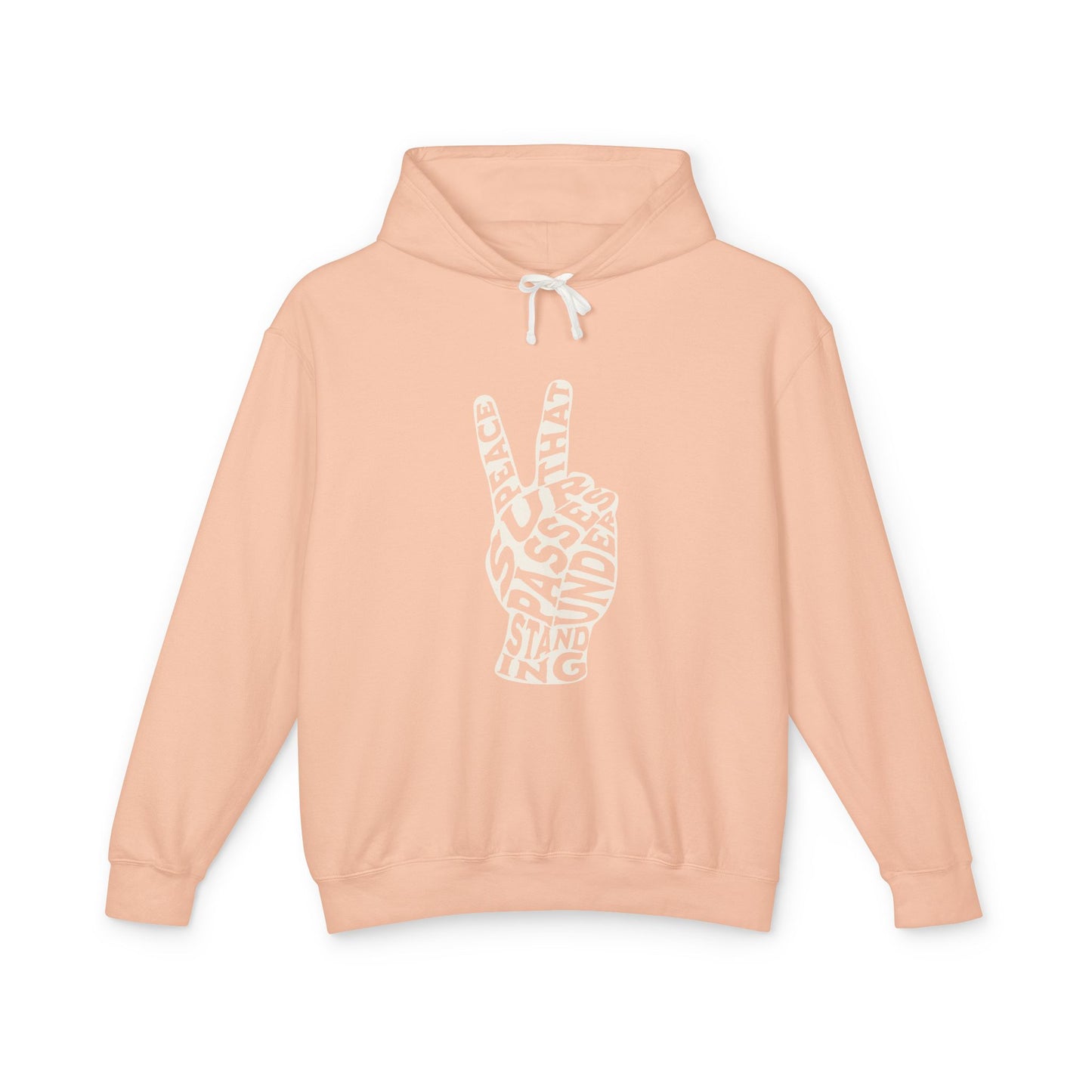 "PEACE" UNISEX LIGHTWEIGHT PREMIUM HOODIE