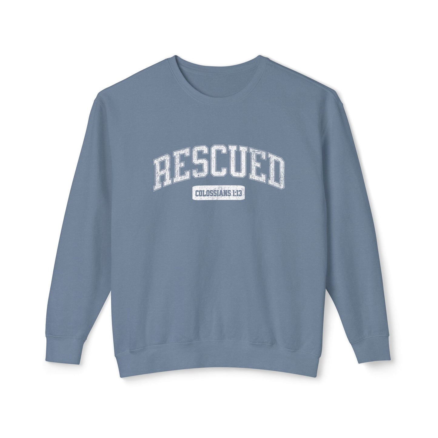 VARSITY "RESCUED" UNISEX PREMIUM SWEATSHIRT