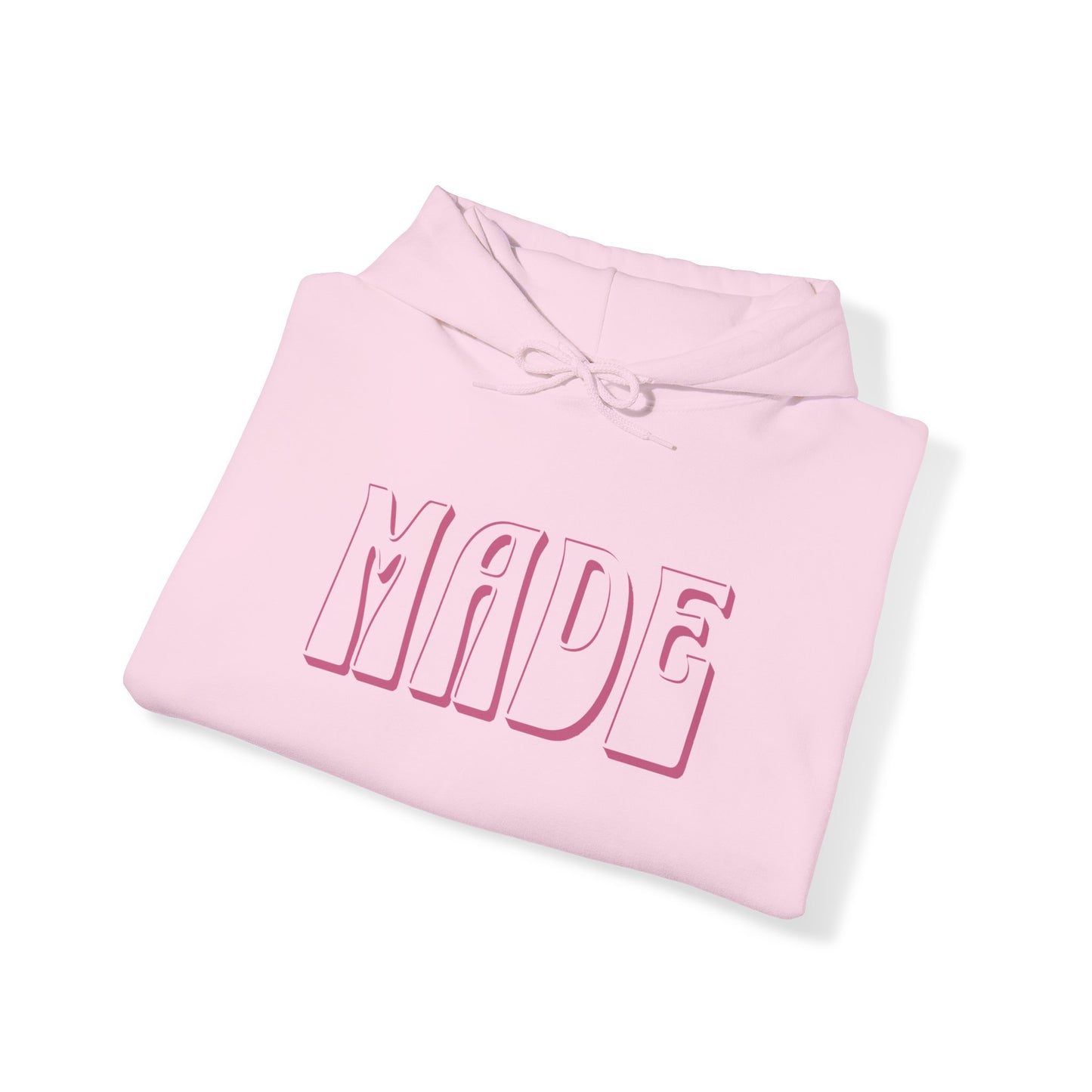 "Fearfully Wonderfully Made" Pink Adult Hoodie