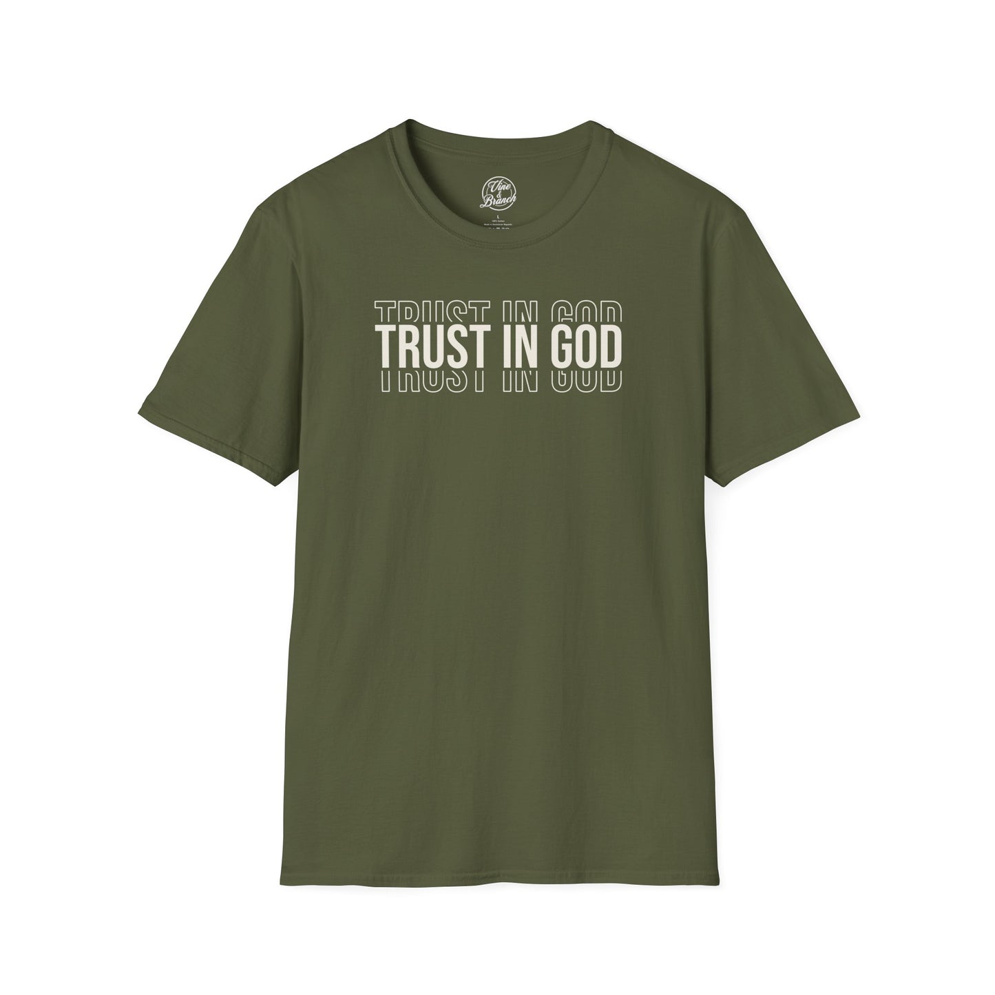 "Trust In God" Unisex Softstyle Tee