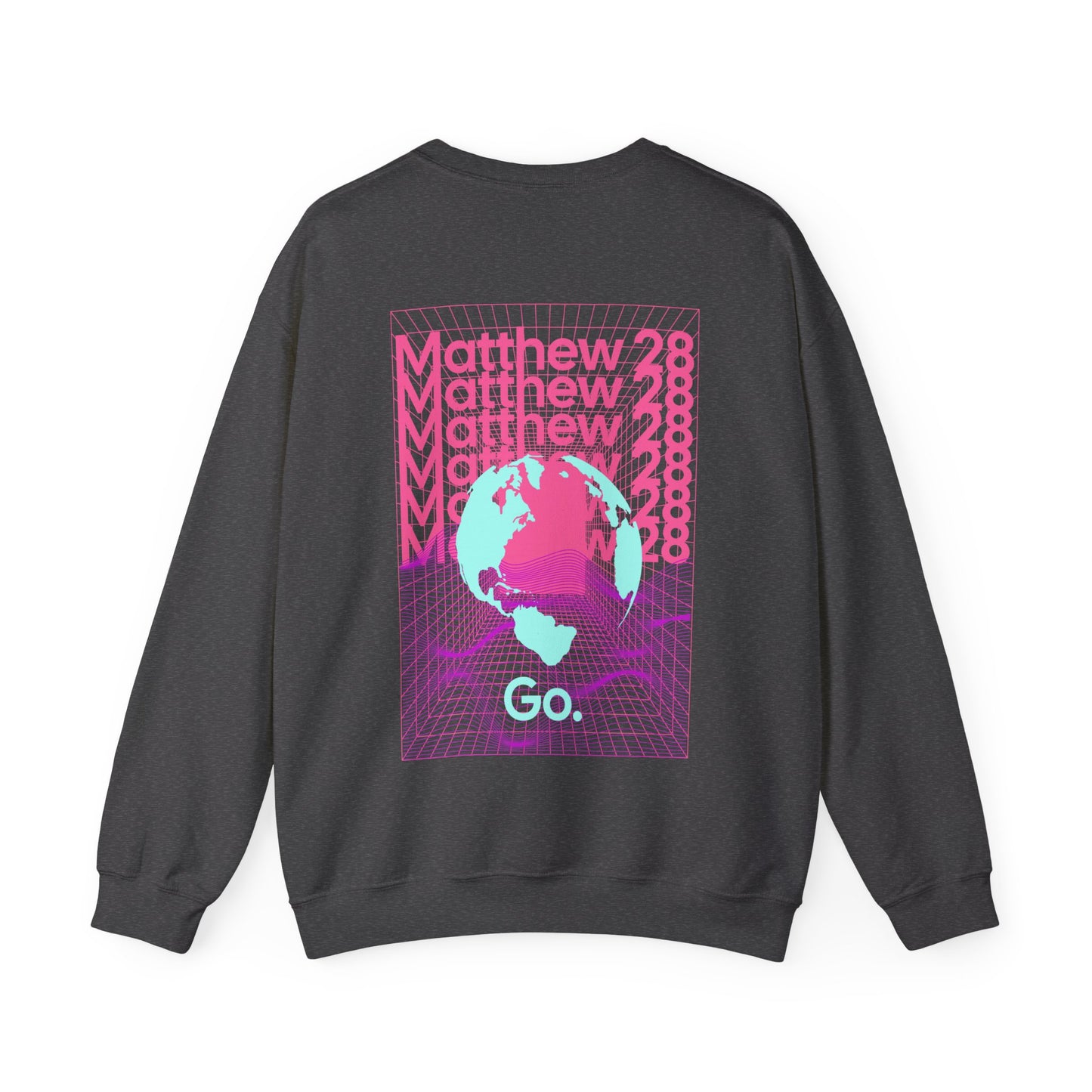 "Go. Matthew 28" Adult Crewneck Sweatshirt