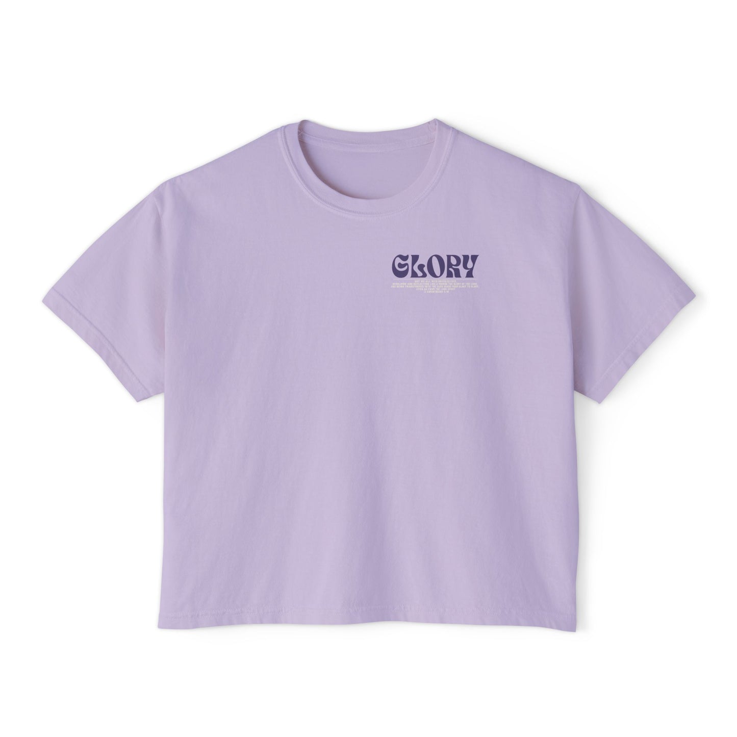 "GLORY" WOMENS PREMIUM BOXY TEE