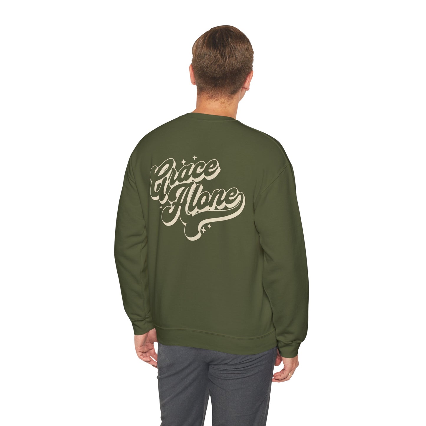 "Grace Alone" Adult Crewneck Sweatshirt