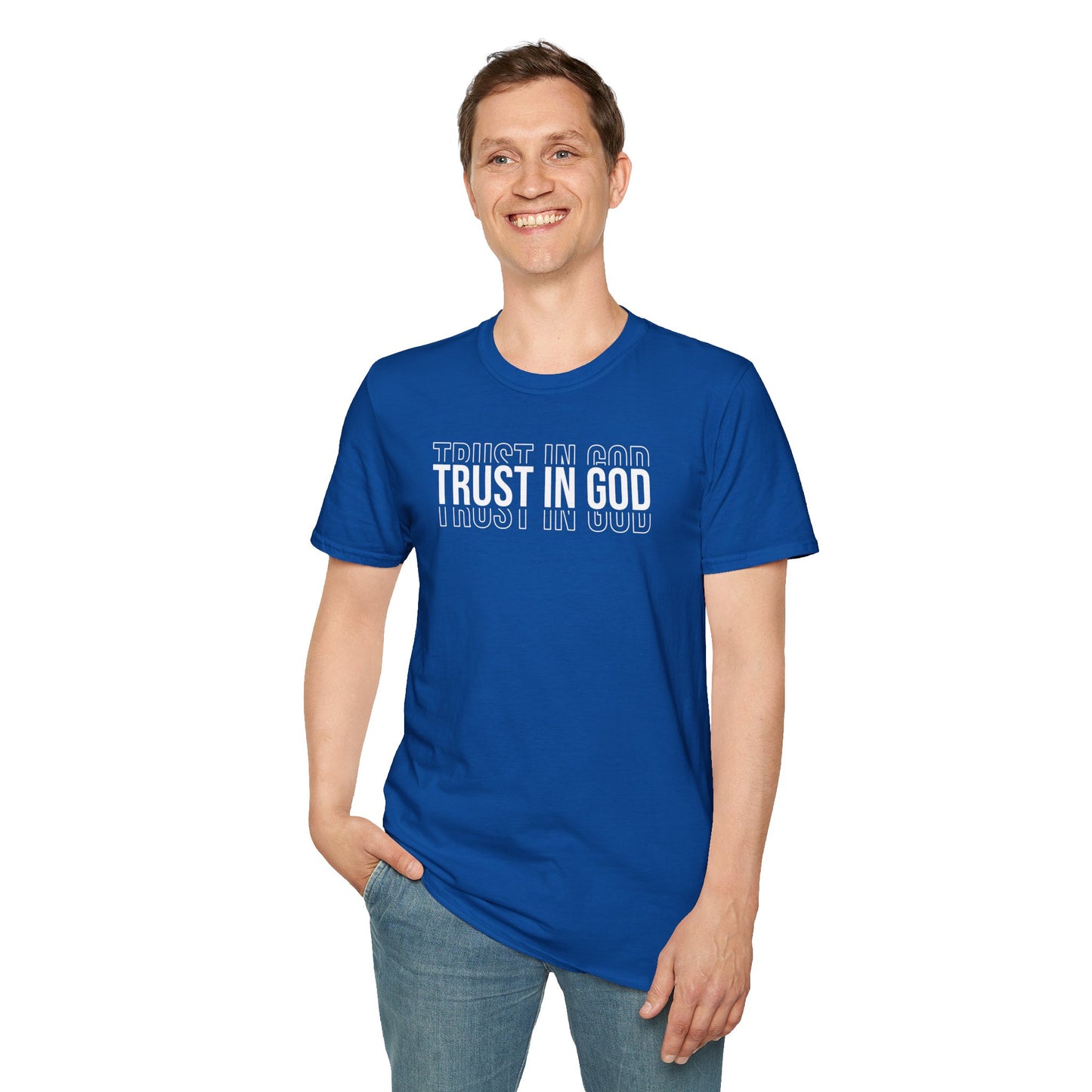 "Trust In God" Unisex Softstyle Tee