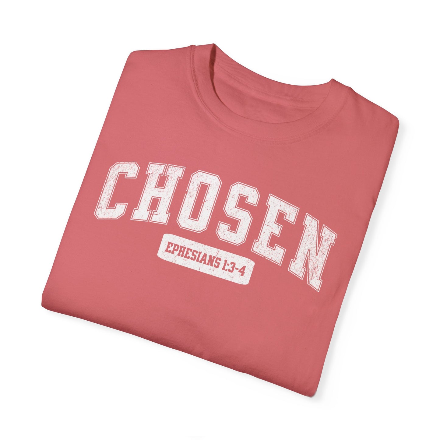 "Chosen" Varsity Style Unisex Garment-Dyed Tee