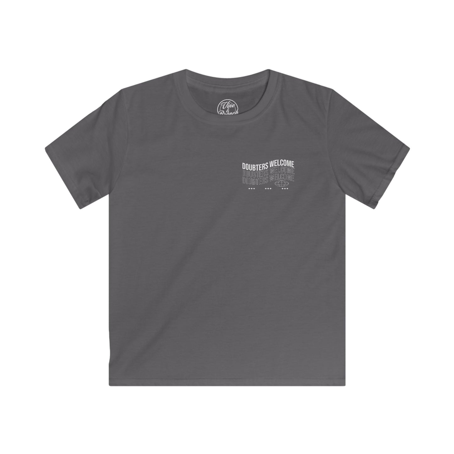 "Doubters Welcome" Kids Softstyle Tee