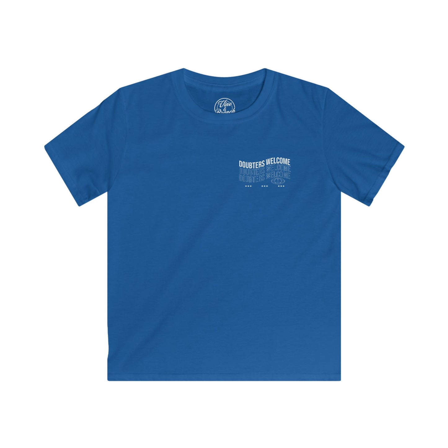 "Doubters Welcome" Kids Softstyle Tee