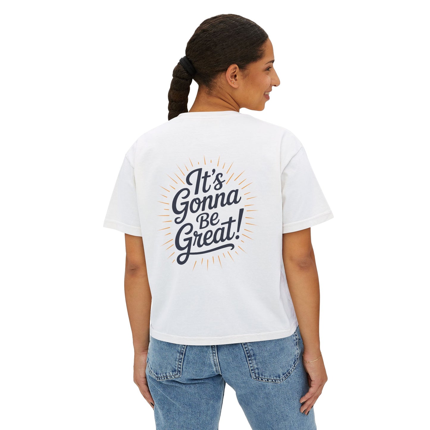 WIS "IT'S GONNA BE GREAT!" PREMIUM WOMEN'S BOXY TEE