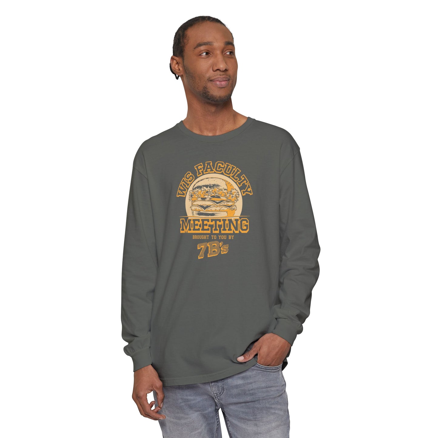 WIS "FACULTY MEETING" UNISEX PREMIUM LONG SLEEVE TEE