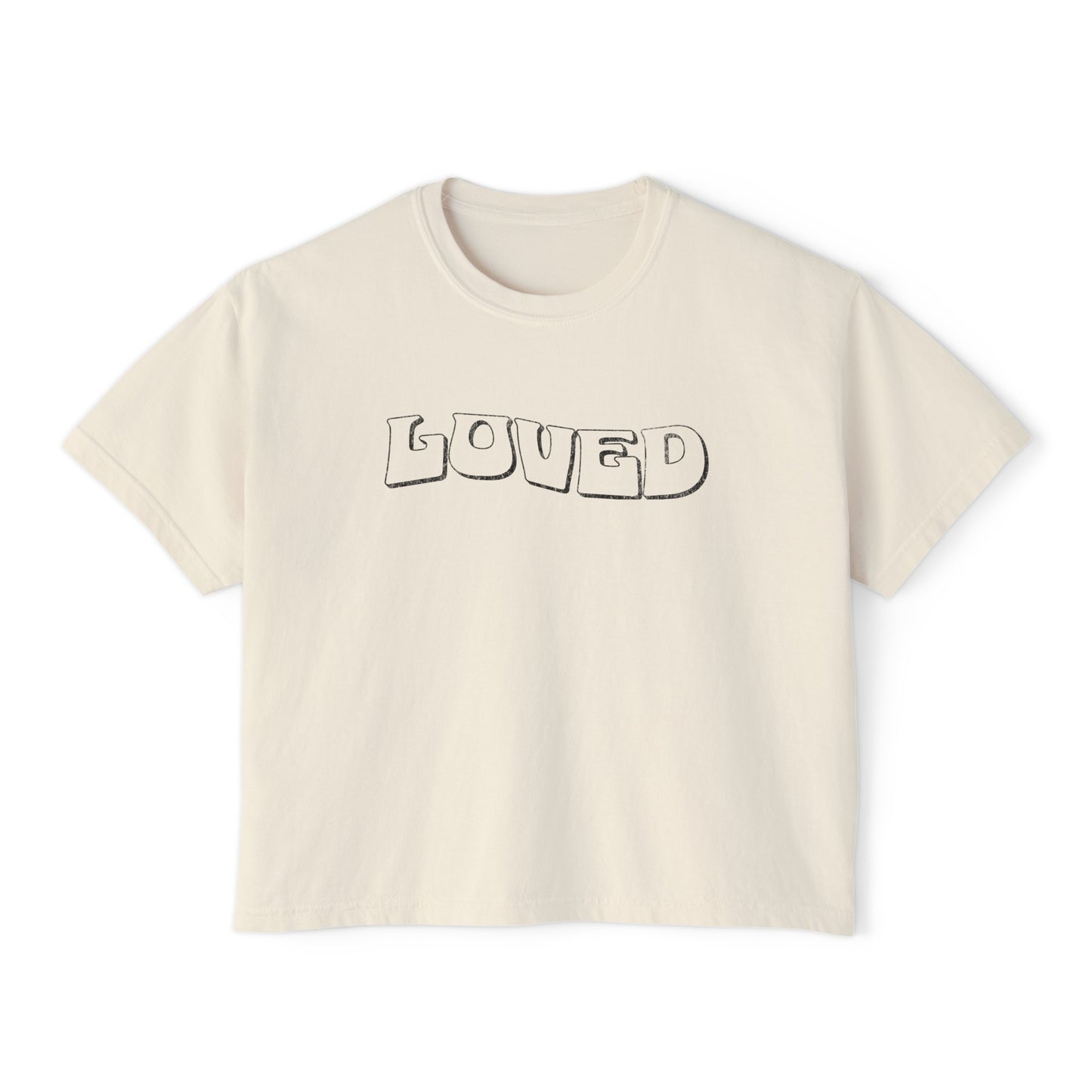 "Everlasting Love" Groovy Women's Boxy Tee