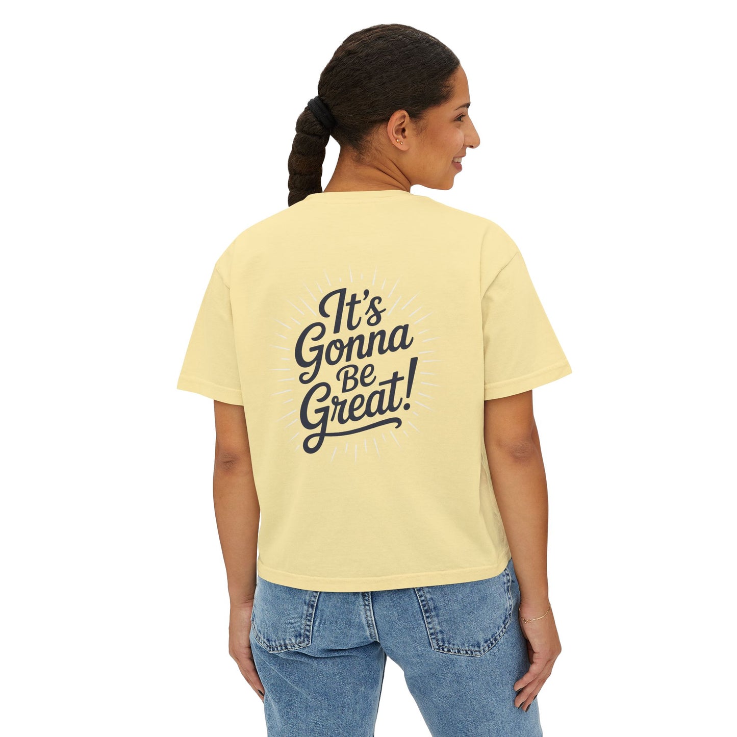 WIS "IT'S GONNA BE GREAT!" PREMIUM WOMEN'S BOXY TEE