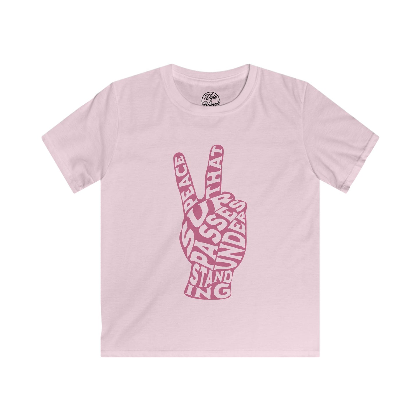 "Peace That Surpasses Understanding" Kids Softstyle Tee