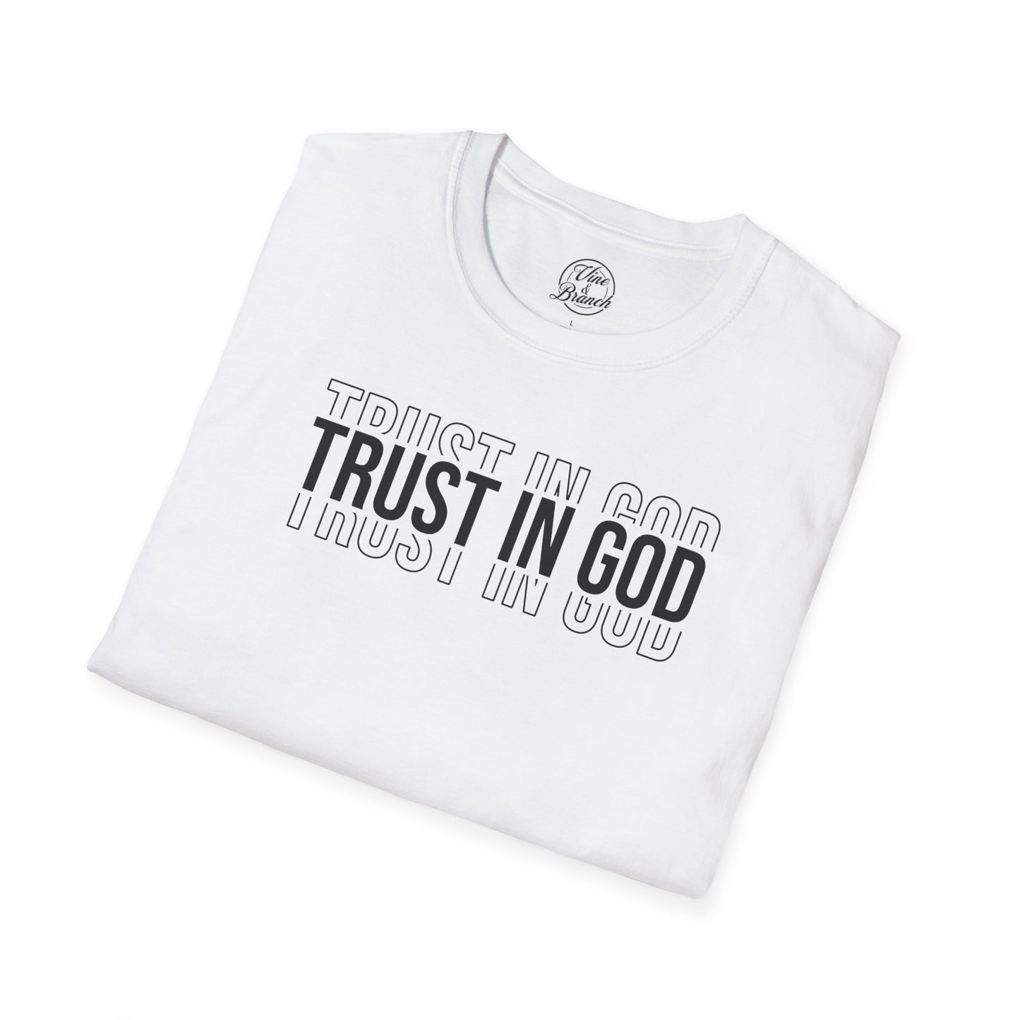 "Trust In God" Unisex Softstyle Tee