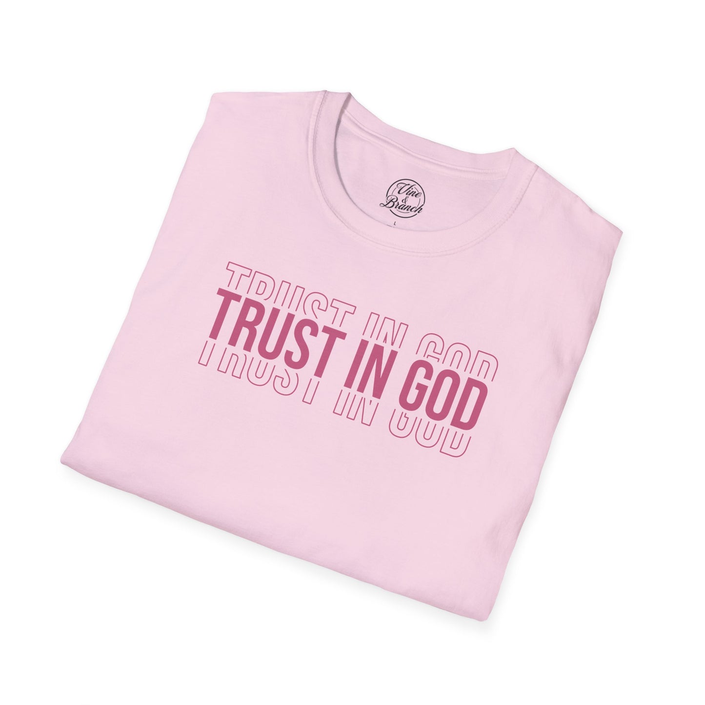 "Trust In God" Unisex Softstyle Tee