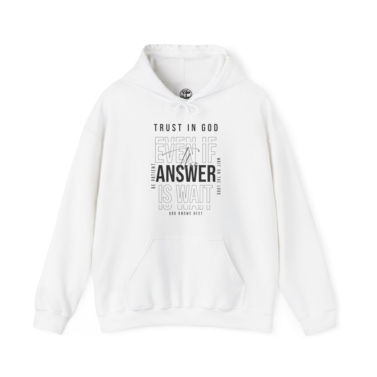 "Trust In God" Adult Unisex Hoodie