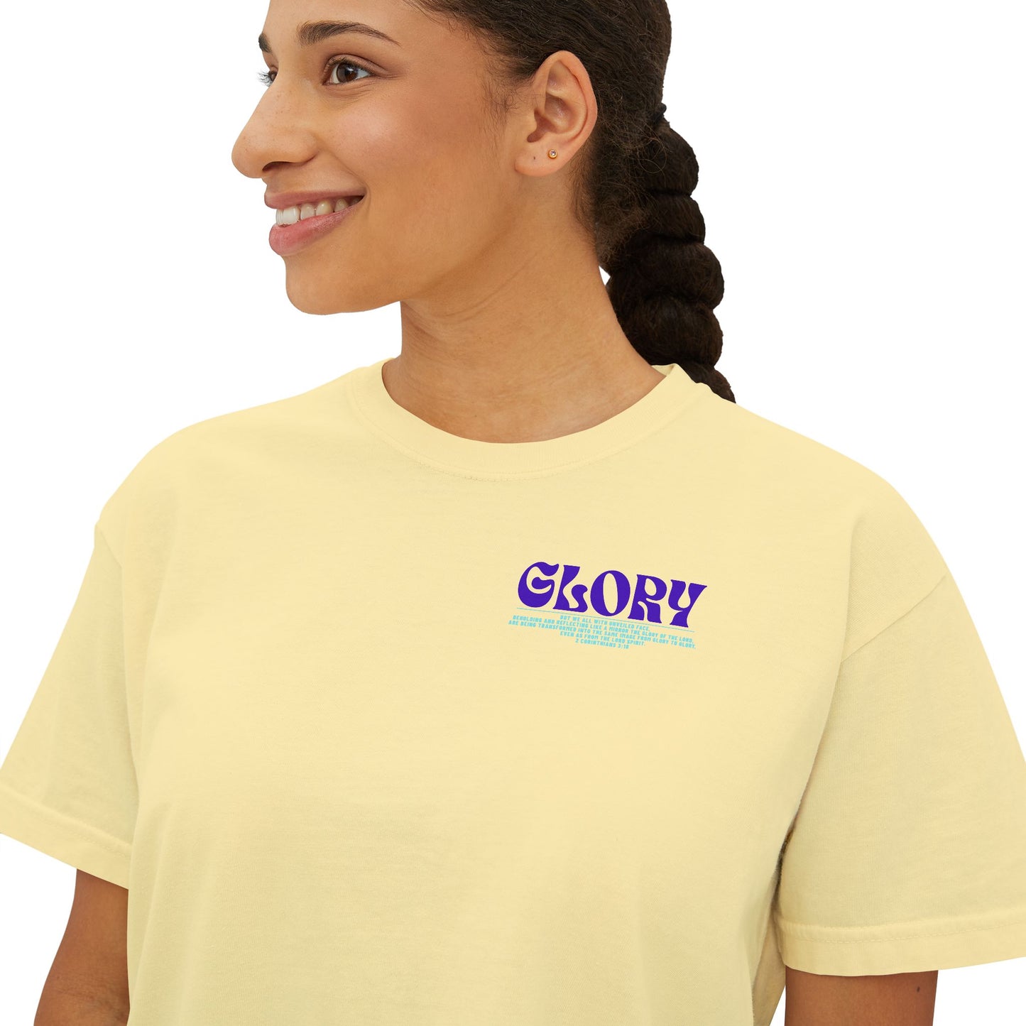 "GLORY" WOMENS PREMIUM BOXY TEE