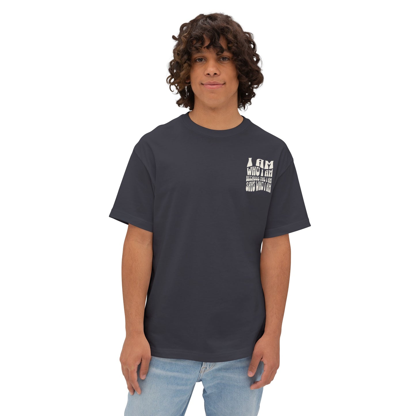 "I Am Who I AM" Adult Unisex Oversized Boxy Tee