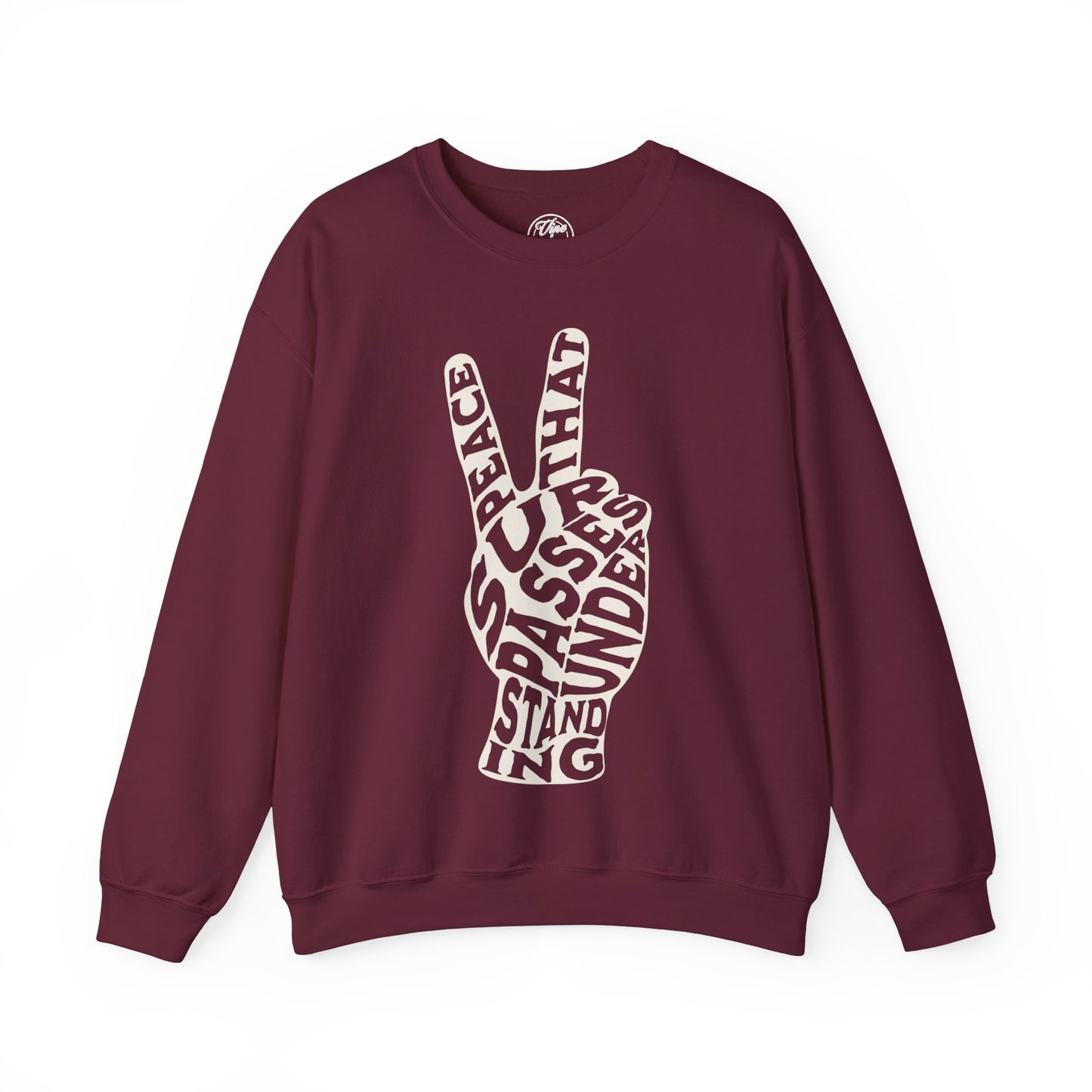 "Peace" Adult Crewneck Sweatshirt