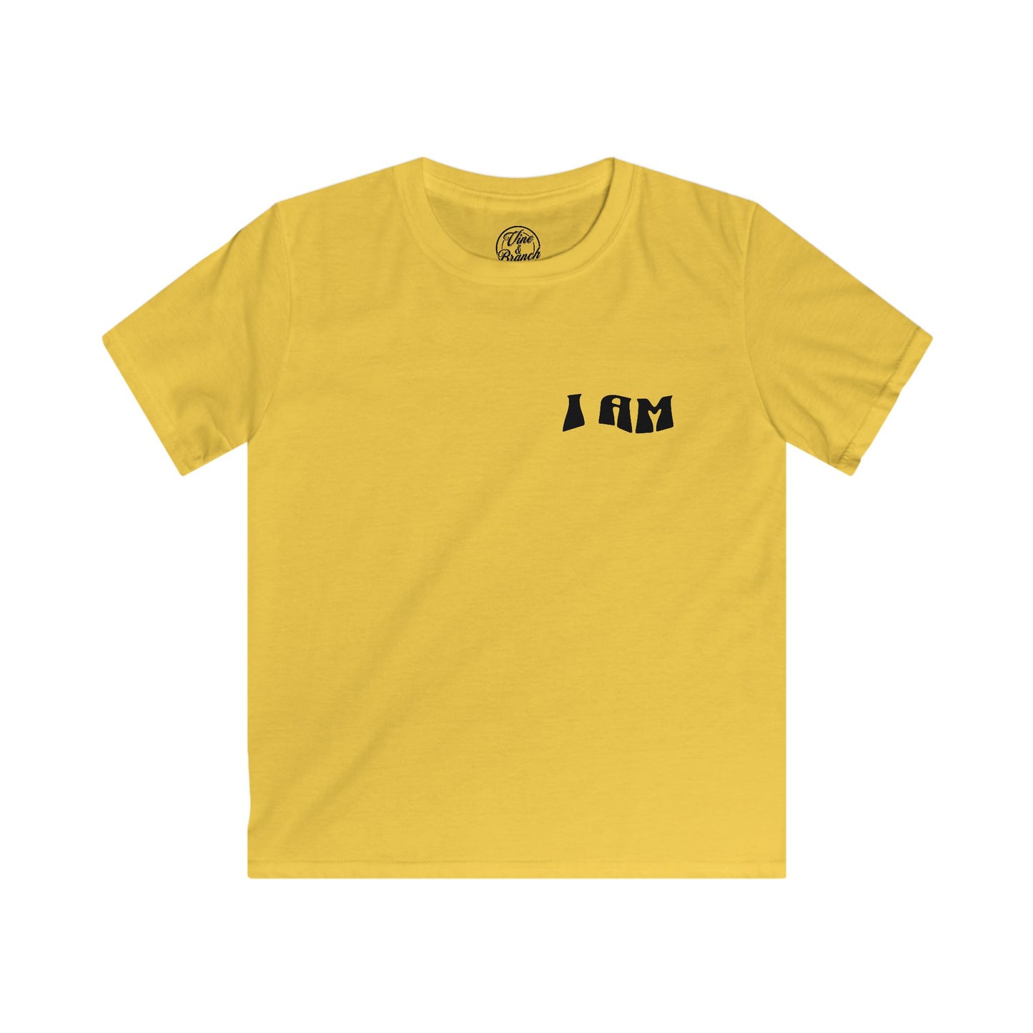 "I Am Who I Am" Kids Softstyle Tee