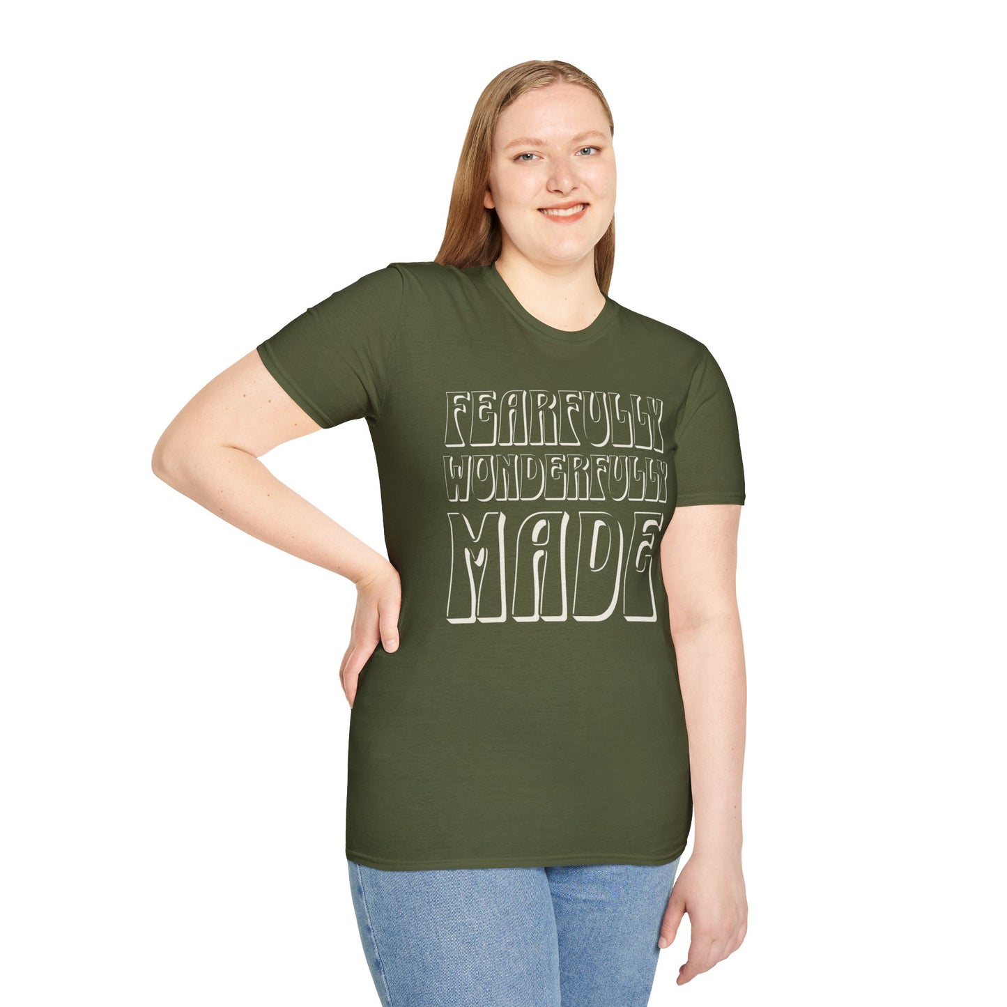 "Fearfully Wonderfully Made" Unisex Softstyle Tee