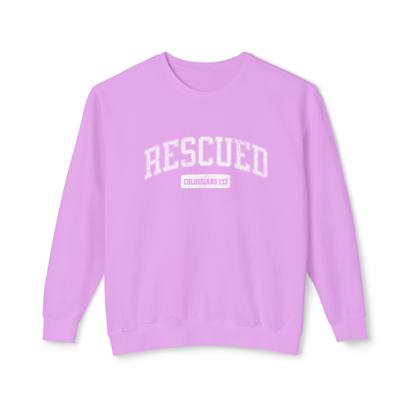 VARSITY "RESCUED" UNISEX PREMIUM SWEATSHIRT