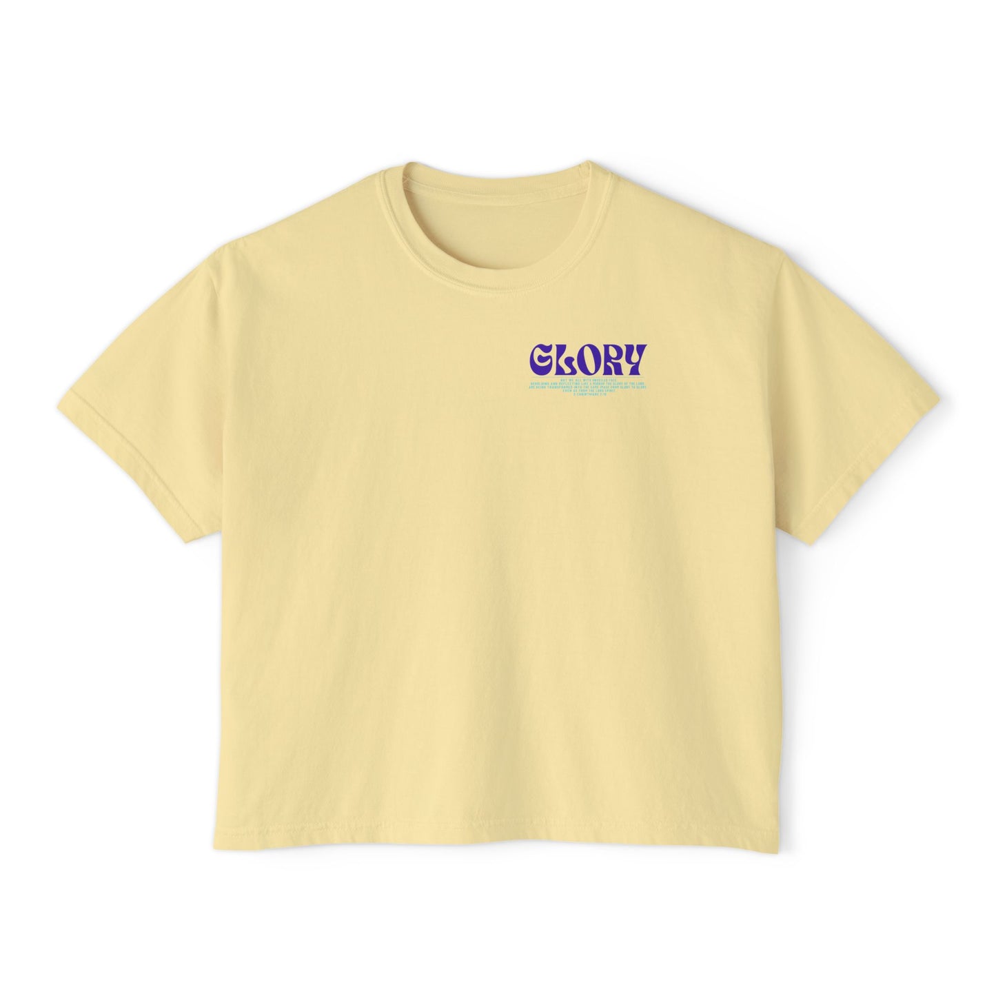"GLORY" WOMENS PREMIUM BOXY TEE
