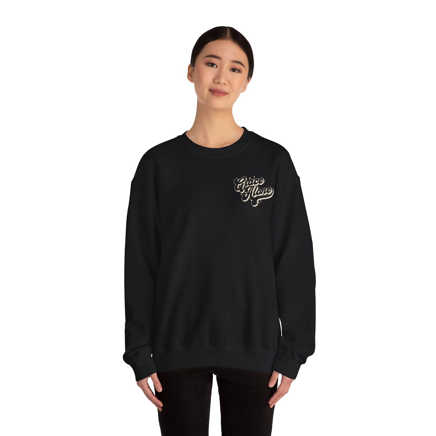 "Grace Alone" Adult Crewneck Sweatshirt