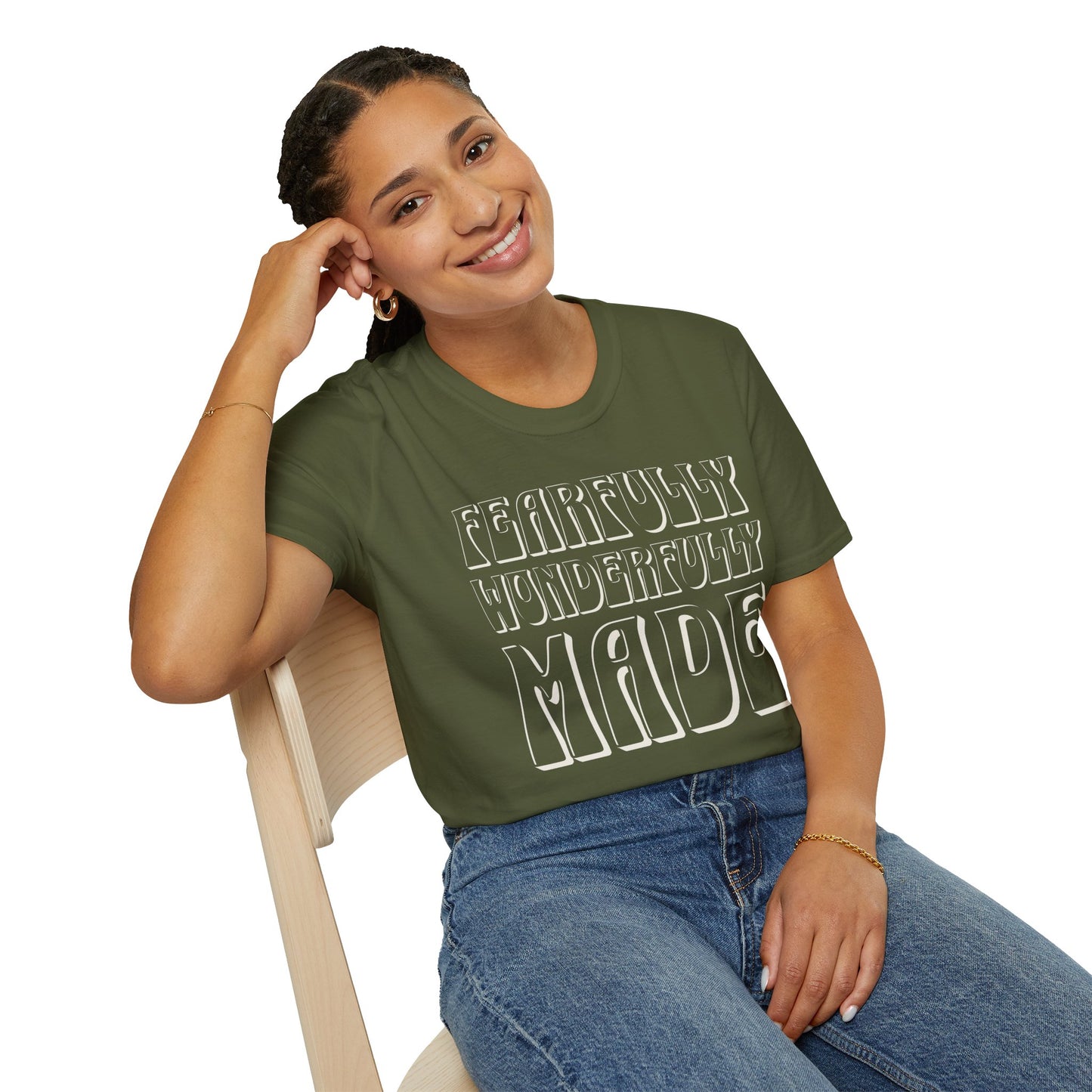 "Fearfully Wonderfully Made" Unisex Softstyle Tee